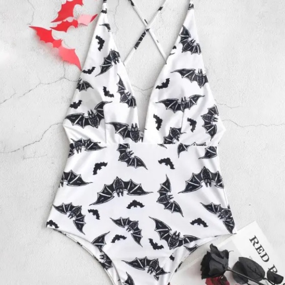 Zaful bat bathing suit